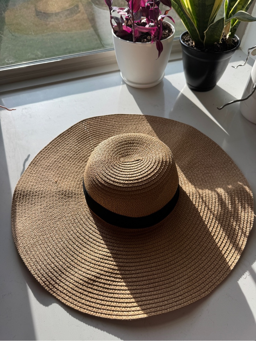 Woven Straw Sun Hat & Handbag Set